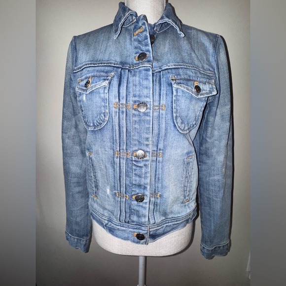 J Crew Denim Jacket size XS VGUC - Picture 1 of 9
